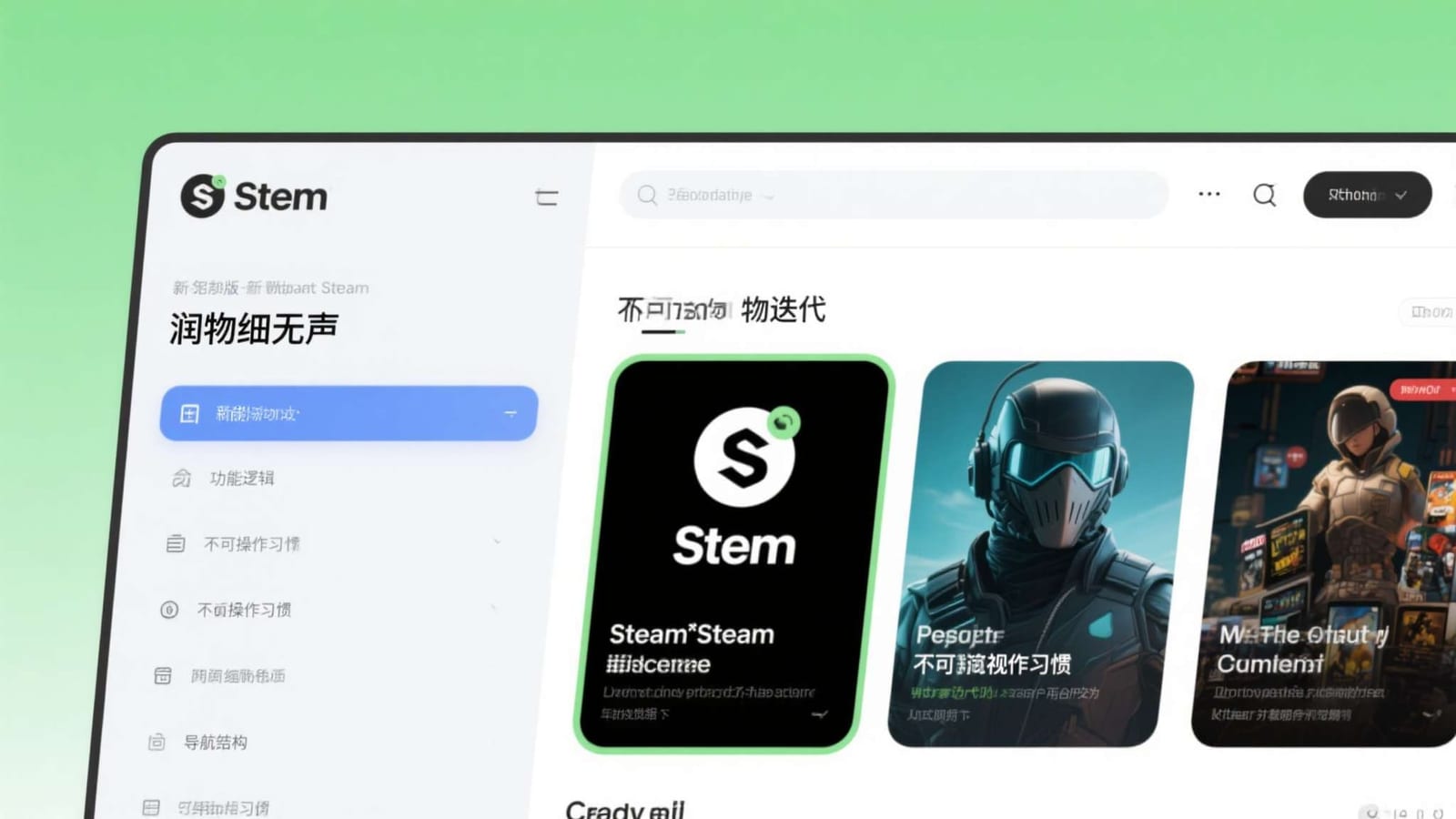 从感兴趣的游戏开始